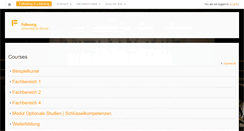 Desktop Screenshot of e-learning.folkwang-uni.de