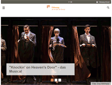 Tablet Screenshot of folkwang-uni.de